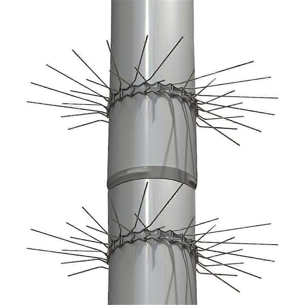 [RM]20-pack Stainless Gutter Guard Stainless Steel Gutter Tree Protection Against Climbing Martens For Outdoor Use