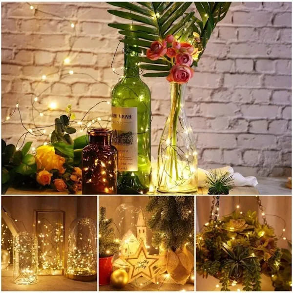 [RM]50 m LED Light String - 500 LED Warm White - IP44 Waterproof - Remote Control - 8 Lighting Modes - Christmas Tree Decoration