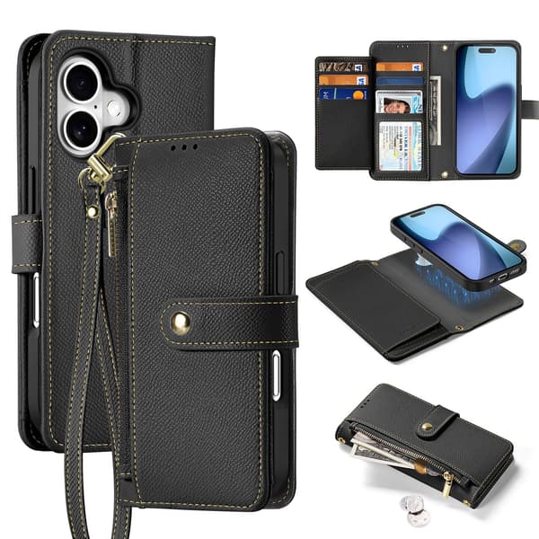 DUX DUCIS iPhone 17 2i1 Magnetisk Etui Lawa Series Sort 191