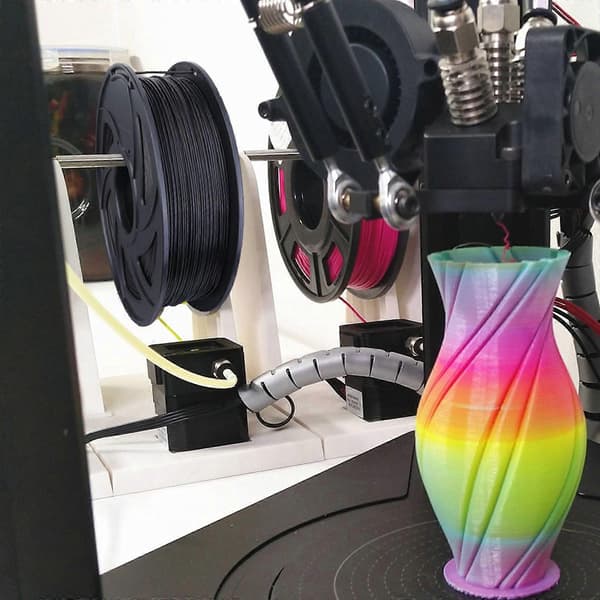 [RM] Metallisk professionel 1,75 mm printer til 3D-printprojekter, ingen opvarmet plade påkrævet, sort, 1 stk.