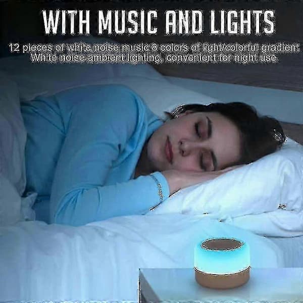 [RM]White Noise For Baby Sound Machine Baby, Baby Night Light, 7 Lighting Modes, Memory Function SZRH A-S 5 5