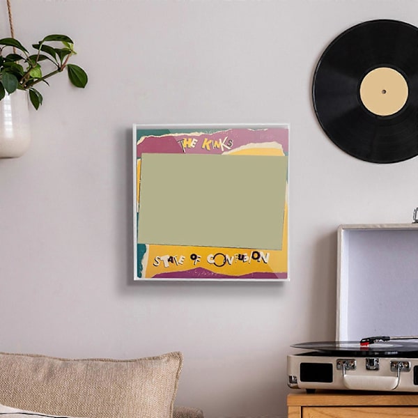 [RM]Vinylskivram Mångsidiga presenter Akryl för galleri Sovrum Musikstudio