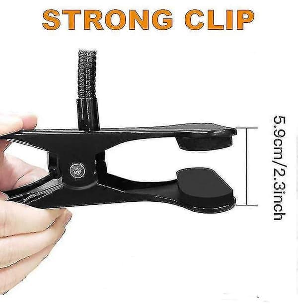 [RM]Clip-on Led Reading Usb Oppladbar Bordlampe Med Flexib