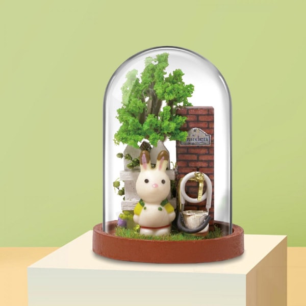 DIY Handarbete Miniatyr Projekt Kit Mini Glasboll Dockhus Leksak Stil1