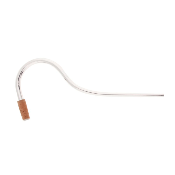 1 st basunhals böjd bocal munstycke för blåsinstrument 21,5 cm