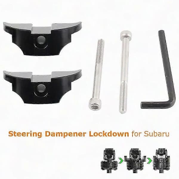 Støtdemperlås for styredemper til Subaru WRX 2007-2025 Støtdemperdeler til Ascent Crosstrek Forester black