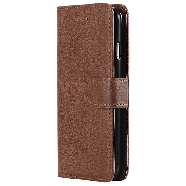iPhone 6/7/8/SE (2020/2022) - 2in1 Magneetti/Lompakkokotelo - Ruskea Brown Brun