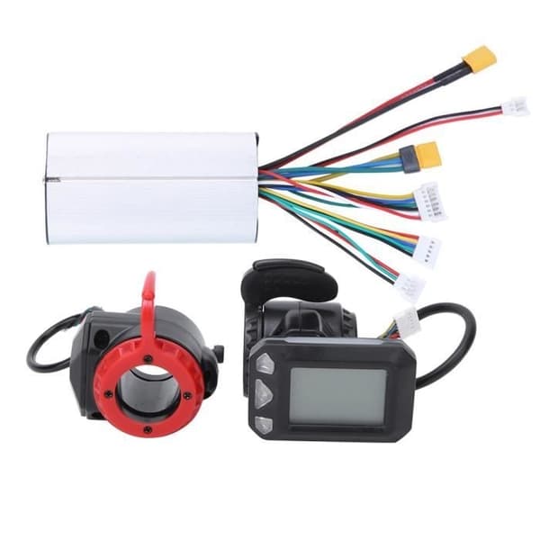 [RM]5.5-inch Carbon Fiber Electric Bicycle Controller Accessory Set (Controller + Throttle + Brake) -Pure