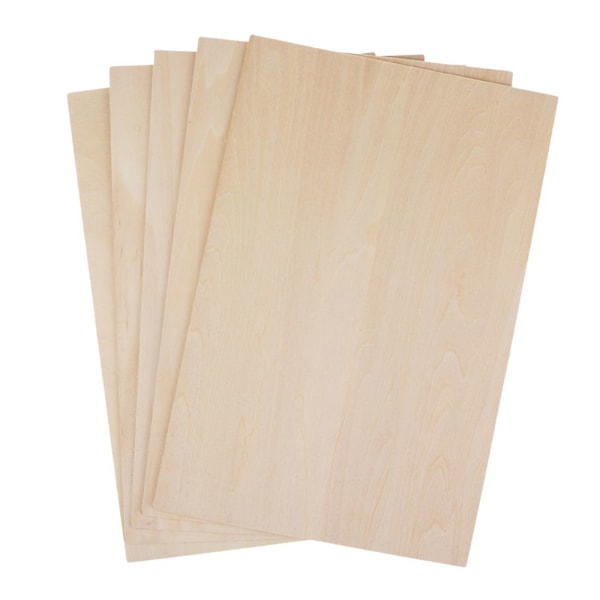10 Ark Basswood 2mm Tjock För RC Flygplansmodell DIY Byggsatser 50x200mm
