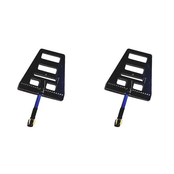 2X 2.4G Yagi retningsantenne for forbedret dataoverføring for FRSKY X9D PLUS SE Maple Leaf ELRS WIFI-antenne Black