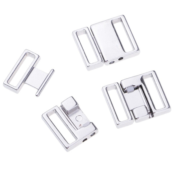 10 set bikini clips hake och snäpp metallrem bh baddräkt 11mm