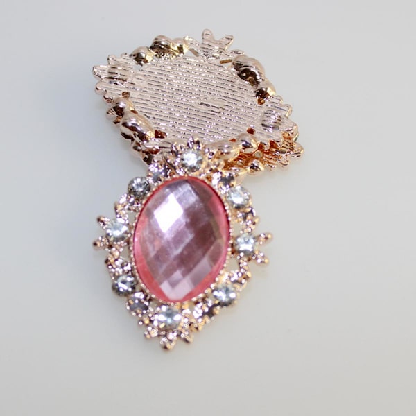 10 st Strass Platt Baksida Pärlor Knapp Scrapbooking Utsmyckning Ros
