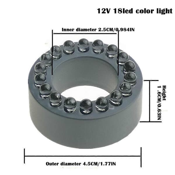 ABS-lys Have Udendørs Under Lys Til Tank Led-lys LED Springvand Damme Vandlys Multicolor Ligh