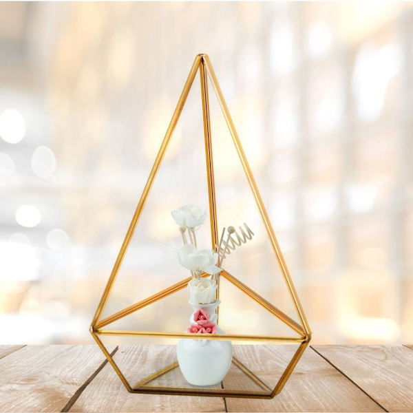 Geometrisk Kruka Blomkruka Terrarium Behållare Värmeljushållare #2
