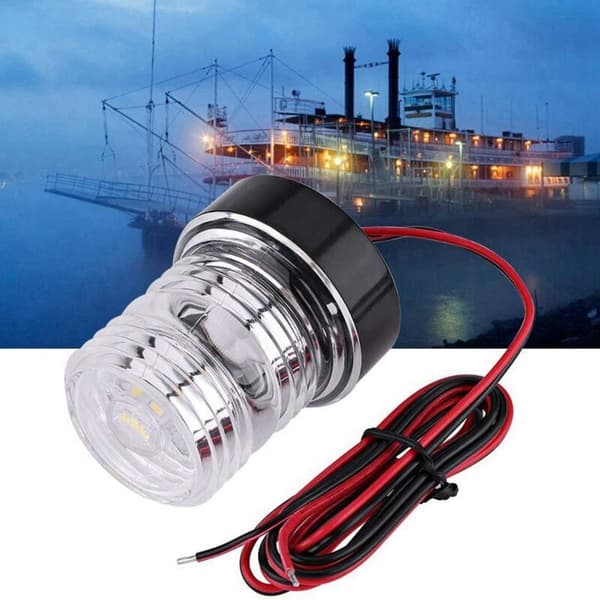 LED-navigasjonslys for båt, yacht, 360° vanntett, marint ankerlys, båttilbehør