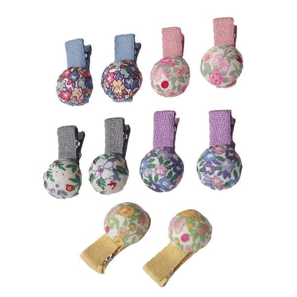 Små hårspænder til piger Sødt blomsterdesign Trendy daglig brug 1X35Cm 10 stk