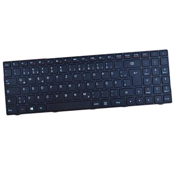 Tyskt tangentbord för Lenovo Ideapad B50-10 80qr 100-15ib, svart