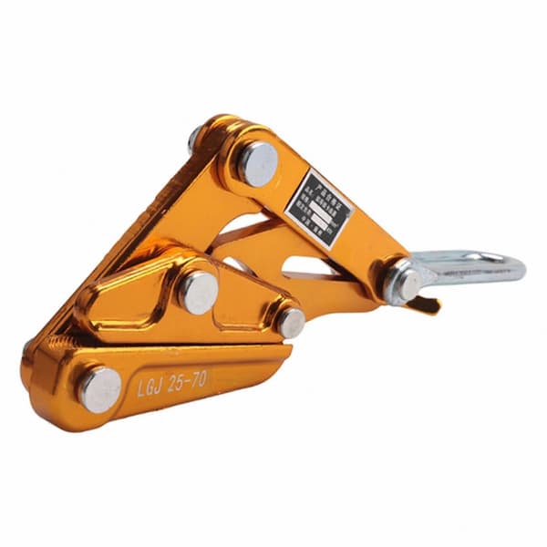 Wire Rope Grip Clamp Tool 25-70mm 10KN til kabelstramning og træk Gold