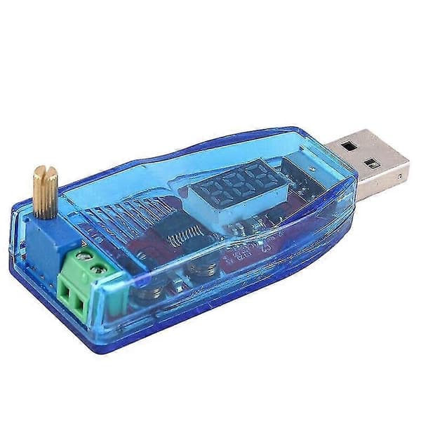 DC-DC USB Justerbar Spänningsregulatormodul för Upp/Nedsteg 5V-24V