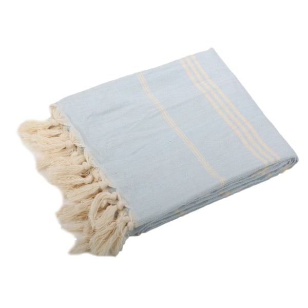 Fouta turkisk handduk i bomull strand spa pestemal badhandduk 180x100cm blå
