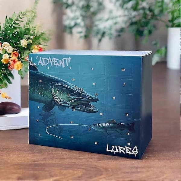 Fiskedrag och tillbehörsset 24 dagars julkalender present till pappa E