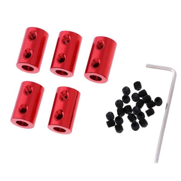2-6mm RC Bil Båt Motoraxelkoppling Rigid Koppling