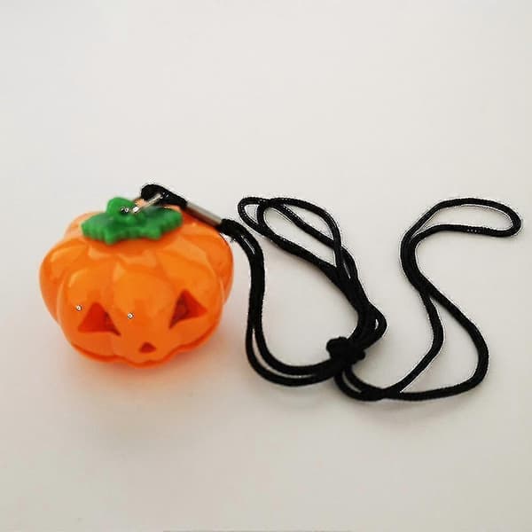 5 stk LED-gresskarlys halskjede kompatibelt med barn voksne Halloween-tilbehør