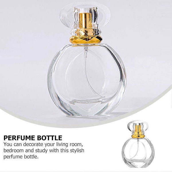 [RM]Transparent Parfymflaska Glas Tom Flaska för Förvaring Atomizer Spray