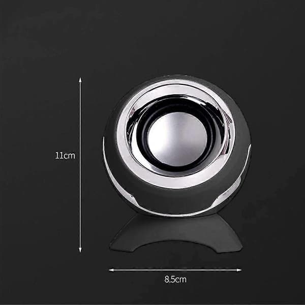 Computer USB-strøm Højttalere Mini Desktop Højttalere Med Hifi Lyd Black