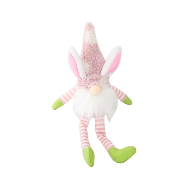 Påskhare Docka Mångsidig Långa Ben Form Flanell Hushåll Plysch Docka Ornament för Hemmet