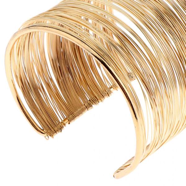 Armband i legering för kvinnor, styvt armband med minnestråd