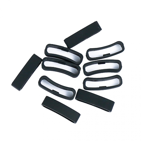 Blandade 10-pack Silikonklocka Fästringar