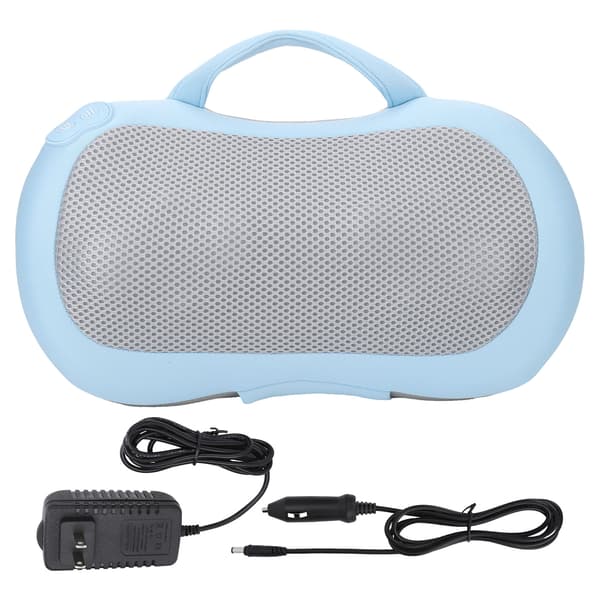 [RM]Electric Heated Massage Pillow for Neck, Back, Deep Tissue, Multifunctional US Plug 110-240V