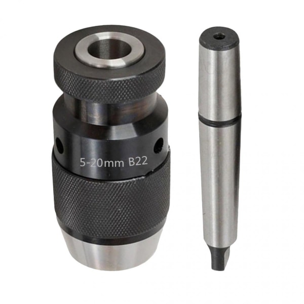 5-20 mm borrchuck MT2-B22 självåtdragande svarvchuck + adapter