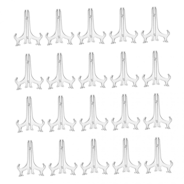 20x Dekorativ fotoram Stativ för tallrikshållare 7"