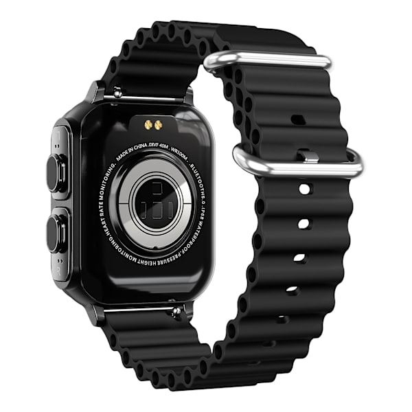 N22 Smartklocka Tws Bluetooth Hörlurar 2 I 1 Hd Display Bluetooth Samtal Smartwatch Vattentät Män Kvinnor Sportarmband Black