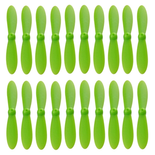 20 Stycken Propeller Propellrar För Cheerson CX 10 Mini Drone Grön