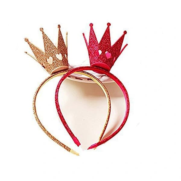 Blinkende glitrende kronehårbånd Prinsesse jentehårbånd Bryllup C