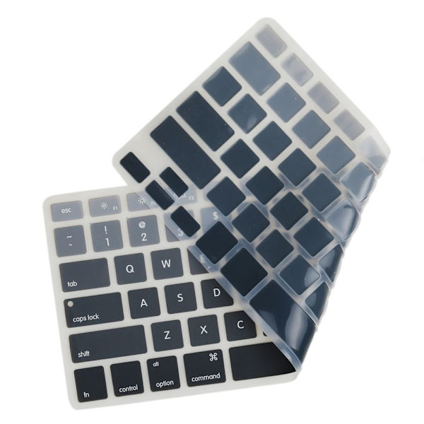 Engelskt silikonskydd för tangentbord till Macbook Air 13\"\"15\"\"17\"\" grå