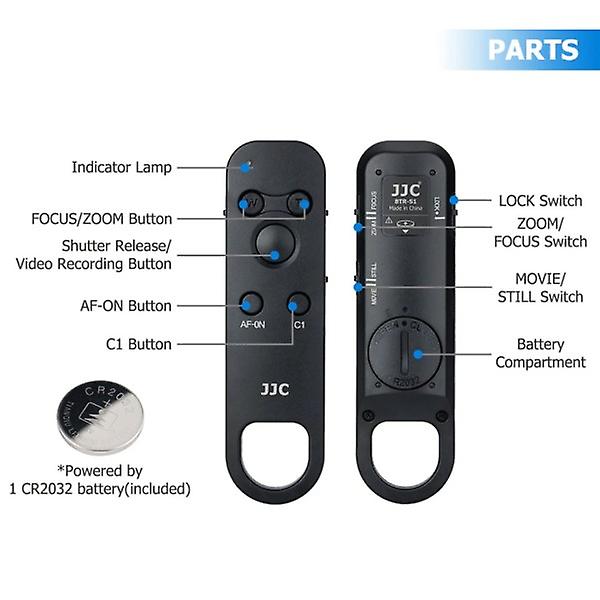 Trådlös Bluetooth fjärrkontroll för Sony-kamera ZV-E1 ZV-E10 ZV-1 FX30 A7R V A7M4 A7IV A7III A7 IV A7 III A6400