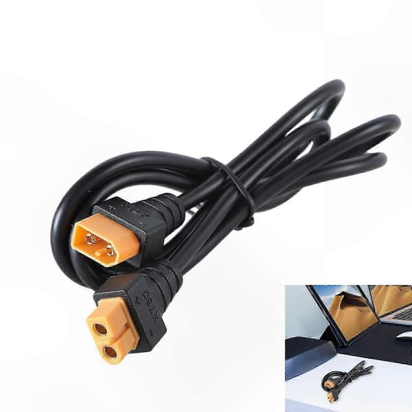 2m 18AWG han-til-hun-forbindelseskabel til solpaneler og UAV-modeller med XT60-stik