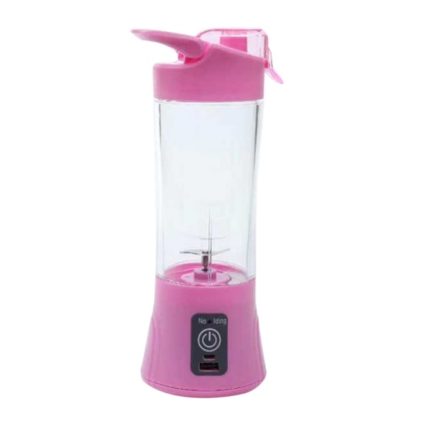 Elektrisk USB Juicer Juicer Handhållen Juice Blender Juice Cup Rosa Flaska 3S