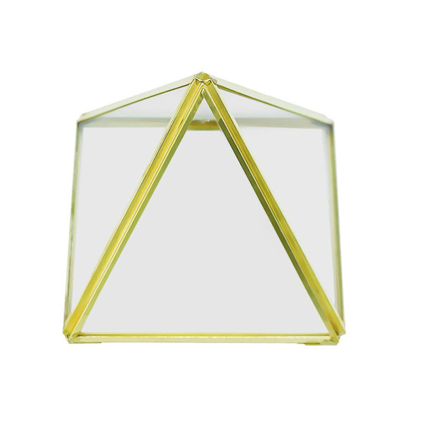 Oregelbunden Geometrisk Glasvas för Suckulenter Planteringslåda Terrariumbehållare #1