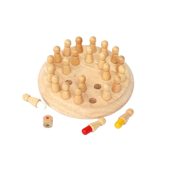 Minneschackleksak, Pusselspel, Träschackleksak, Klassiskt schackspel, Intelligensleksak, Barnleksak, Färgminnesleksak, Pedagogisk leksak