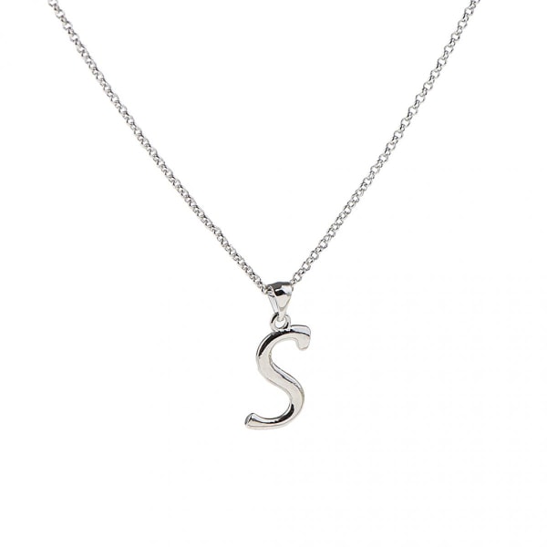 a-z alfabet mode initiala bokstaven hänge halsband kedja smycken s