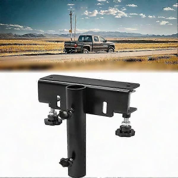 Lastebil Flaggstangfeste Holder Universal for Pickup-plan INGEN Boring Nødvendig, Opptil 1,2 tommer Flaggstang