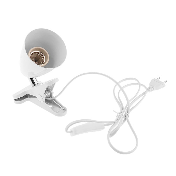 Klockformad reptil värmelampa UVB glödlampa sockel E27 EU-kontakt vit