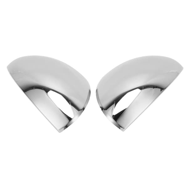 [RM]2 Pcs Chrome Glossy Rearview Mirror Covers Self-Adhesive Replacement for FIAT 500X 2014-2019
