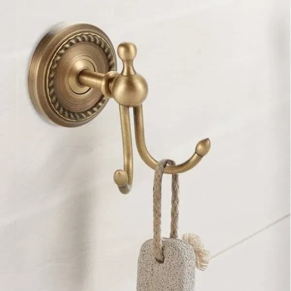 [RM]Wall Mounted Towel Rack in Antique Brass for Bathroom