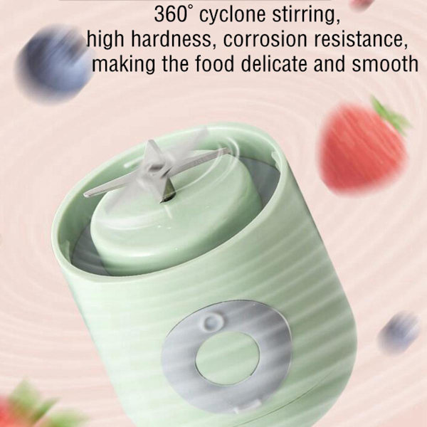 Personlig Blender Smoothie Maker Liten Utomhus Juicepress Kopp Blender Vit